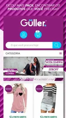 Guller Online Loja de Roupas, android App screenshot 2